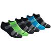 Saucony Men's 6 Pack Performance Comfort Fit No-Show Socks, Black Fashion, Size: 9.5-11.5