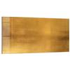 DEQORI Lavagna magnetica in vetro, dimensioni 100 x 50 cm, motivo lamiera d'oro spazzolata, lavagna magnetica con magneti, penna e panno per cucina e ufficio, lavagna magnetica e scrivibile