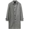 United Colors of Benetton Cappotto 2VVSUN03C, Bianco e Nero 901, 50 Uomo