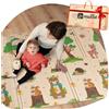 Mallie® Tappeto Gioco Bambini XXL 180x150 con borsa per il trasporto inclusa | Tappeto Neonato Faltbar e Palestrina Montessori | Tappetino Tummy Time Neonati, Tappeto Sensoriale Morbido per Cameretta