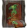 LOGOVISION IL SIGNORE DEGLI ANELLI The Lord Of The Rings Green Dragon Inn Sign Coperta super morbida al tatto setoso - 152 x 127 cm