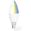 Hama - Lampadina RGBW WiFi a LED, attacco E14, 5,5 W (equivalenti a 40 W), Dimmabile, controllo Vocale/App