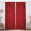 Allenjoy Tende per finestre con ragnatela rossa per bambini, per camera da letto, cameretta dei bambini, decorazione per casa e ufficio, oscuranti, tessuto resistente, lavabile in lavatrice, 208,3 x