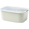 Mepal - Contenitore per alimenti EasyClip - Barattolo con coperchio e chiusura a scatto - Adatto per microonde, forno a vapore, frigorifero e congelatore - 700 ml - Nordic white
