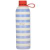Mr. Wonderful Mr.Wonderful - Bottiglia termica a strisce blu e beige - Camminando sulla luce del sole - Bottiglia termica in acciaio inossidabile 304 a doppio strato - Capacità: 750 ml