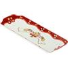 THUN - Vassoio Sweet Christmas - Porcellana - Linea Sweet Christmas - Living, Arredare la Casa - 35,3x19,8 cm