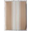 Corredocasa Tenda da Sole per Balcone a Righe Strette con Anelli per Esterno in Tessuto Resistente Che Protegge dai Raggi Solari (Beige V2, 300x300 cm)