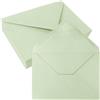JAGERGREEN 50 Pezzi Busta da Lettera Verde B6 137 x 194 mm, 150 g/m²