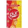 PUR Gum PUR Jumbo Gum | Gomme da Masticare Senza Aspartame | Con Xilitolo | Gusto Naturale Strawberry, Banana, Orange, 20 Pezzi (Confezione da 1)