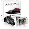 Asasytal Luce Numero di Targa per Auto Piastra per Numero Posteriore a LED Compatibile con Gen 3 MA-ZDA 6 ATEN-ZA 2014-2020 MA-ZDA 3 HATCHBACK 5-POOR 2014-2018 6000K, Xeno Bianco, 2 Pezzi