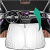 YEE PIN GLC X253 - Parasole auto compatibile con Mercedes Benz GLC X253 SUV 2016-2021 2022, pieghevole per auto, parabrezza, protezione UV e polvere