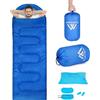 Flintronic 220 x 75 cm Sacco a Pelo, Sacco da Bivacco per Adulti e Bambini, Impermeabile Compatto Sacco a Pelo Portatile, per Campeggio All'aperto, Escursionismo, Campeggio Trekking