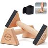 Dylixir Parallele Calisthenics 2 Parallele Basse maniglie palestra in Legno adatte alle articolazioni Parallele in Legno Push Up Bar Fitness per il fitness a casa per calisthenics attrezzature