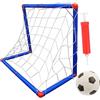 BELLIFFY 1 Set Gioco Per Bambini All'aperto Rete Da Calcio Porta Di Allenamento Di Calcio Porta Da Calcio Per Bambini Reti Giocattolo Da Calcio Cancello Di Calcio Giocattoli Blue