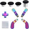 Peixiong 9 Pcs Elite Series 2 Core Controller Kits for Xbox Elite Series 2,Elite 2 Core Controller,Series 2 Controller Accessories with 4 Thumbsticks, 4 Paddles,1 D-Pads (Rainbow)
