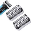 Wone 32S Series 3 - Testine di ricambio per rasoio elettrico, compatibili con testine Braun S3 Foil e Cutter, applicabili per Braun S3 3040s 3010s 310s 3000s 3050cc 3080s 390cc (doppio scopo, conteggio, 2)