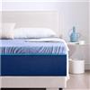 Hiimgo Materasso Matrimoniale 160x190 Memory Foam, Altezza 20 cm, Ortopedico, Medio Rigido, 7 Zone di Comfort, Alleviamento Punti di Pressione Materasso Matrimoniale Ortopedico