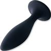Future of your pleasure Sensual Anal Plug Nero 9cm Ø2,4cm - Buttplug in Silicone con Ventosa, Sex Toy per Coppie e Donne, Ideale per Principianti, FOPS A66