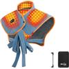 Kintiwe Termoforo Cervicale e Spalle, Termoforo Elettrico con Batteria e Massaggio, 3 Livelli di Temperatura, Cuscinetto Termico per Alleviare il Dolore al Spalle, Cervicale, Schiena
