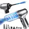 ADSAQOP Aspirabriciole Senza Fili, 12000Pa Ricaricabile Portatile Leggero Mini Aspirapolvere, Auto Aspirapolvere Alta Potenza Aspirazione con Motore Brushless, Pulizia per Capelli, Auto, Casa, Ufficio