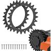 Evenlinkics WORX-S&M-SPIKES - Picchetti in plastica per robot tosaerba, 205 mm, 12 viti, miglioramento della trazione per Worx Landroid S&M
