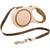 feiling Guinzaglio per Cani Retrattile Giunzaglio Adestramento Cane Allungabile 3M 5M Resistente Corda Estensibile per Cani Taglia Piccoli/Medi Cucciolo Gatto Dog Leash feiling (3M, cachi)