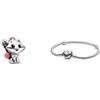 Pandora Abalorio 798848C01 Disney Marie. & Pulsera 590719-18 Corazón San Valentín