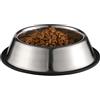 SAROSORA Ciotola per cani in acciaio inox, ciotola per il cibo per cani, acqua, antiscivolo, impilabile, per animali domestici, per gatti, gatti, gatti