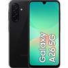 Samsung Galaxy A26 5G, Smartphone con Funzioni intelligenti, Display Super AMOLED 6.7 , 8GB RAM, 256GB, Batteria 5.000 mAh, memoria espandibile, Black