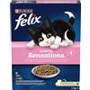 Felix Junior Sensations - Cibo per gatti secco, in pollo e tacchino, con latte e verdure, confezione da 5 (5 x 1 kg)
