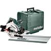 Metabo 1 sega circolare a batteria TS 36-18 LTX BL 254 (613025810) con supporto e funzione trolley, cartone 18 V, 4 x 8 Ah LiHD + ASC Ultra x, nero