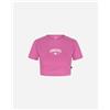 Converse Logo Mini W - T-shirt - Donna - Fucsia