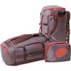 Eagle Creek Cargo Hauler - Borsone pieghevole da viaggio, durevole e impermeabile, con cinghie a scomparsa, coperchio a U e tasche terminali ad accesso rapido, 60 l, rosso ribes