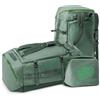 Eagle Creek Cargo Hauler - Borsone pieghevole da viaggio, durevole e impermeabile, con cinghie a scomparsa, coperchio a U e tasche terminali ad accesso rapido, 90 l, verde anatra