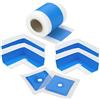 BH BAUHANDEL24 Bauhandel24 nastro sigillante D11 nastro sigillante impermeabile doccia 10 m 4 angoli interni 2 manicotti bandella impermeabilizzante sigillante per doccia sigillante piastrelle doccia bagno terrazzo