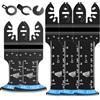 AICOYA Lame Utensile Multifunzione Accessori con Bordo ad Arco 5Pezzi per Legno Metallo Legno con Chiodi (Denti Giappones)