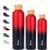 OKKLE Borraccia in acciaio inox con coperchio, a prova di perdite, 500 ml, senza BPA, isolata, adatta per l'anidride carbonica, 12 Hrs caldo/24 Hrs freddo