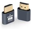 AXFEE HDMI Dummy Plug, 2Pezzi 4K@60Hz 3840x2160 Monitor Virtuale, Emulatore HDMI Wireless Portatile, Adattatore USB-C a HDMI per notebook, proiettori, TV, computer, monitor