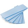 Poppstar 6x Pad Termici per M.2 SSD (3 spessori: 0,5 mm/1,0 mm/1,5 mm, 2 pezzi ciascuno) Thermal Pads con Conducibilità Termica 6 W/m*k, Colore Blu