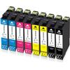MEGOFFICE Compatibile con 604XL Cartucce per Epson Expression Home XP3200 XP3205 XP4200 XP4205 XP2200 XP2205 Workforce WF2910 WF2930 WF2935 WF2950(8 Pack)