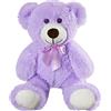 SNOWOLF Teddy Bear Peluche Carino Stuffed Giocattoli Animali Cuscino Bear Doll Regalo per Bambini Ragazzi Ragazze Compleanno Natale San Valentino (13.7In/35CM, Viola)