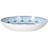 TOGNANA PORCELLANE Show Plate Cefalù melamina blu ovale fondo / risottiera 40x25 cm