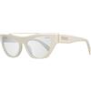 Emilio Pucci EP0111 5521A Sunglasses, Bianco, Taglia Unica Donna