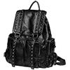 Ro Rox Iris Zaino Grande Borchie PU Punk Goth Donna Scuola