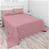 NARCISO - Trapuntino Matrimoniale Tinta Unita Ideale per la Mezza Stagione, Copriletto Leggero 260x270cm, Disponibile in Varie Colorazioni Uniche, Prodotto in Italia (Cipria)