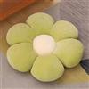 SMIUPIN Cuscino da pavimento a fiori, Cuscino di cuscino della sedia del cuscino della decorazione di peluche, Cuscino di seduta per divano, ufficio (13,8 pollici/35 cm, Bianco e verde)
