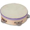 Bontempi-RhythmBeats: Tamburello con Cimbali per Esplorare Ritmi e Suoni Coinvolgenti, 190x45x190 mm, Colore Marrone Chiaro, TMW 18.2
