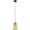 Eglo Leuchten my light Sospensione a 1 luce Claverdon in stile rattan-legno 1XE27 43252/20