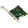 KALEA-INFORMATIQUE Scheda controller PCI EXPRESS PCIe to USB 3.0 con 2 porte USB3 TYPE A + 1 porta USB3 TYPE C, con chipset Via VLI VL805. Staffe a basso e alto profilo.