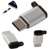 PARENCE.- Adattatore da micro USB (femmina) a adattatore USB-C (maschio) - Compatibilità universale, compatto, facile da usare - Colore casuale